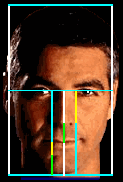George Clooney, as an illustration of phi or golden ratio proportions in the human face