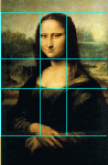 Golden ratio in the Mona Lisa