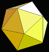icosahedron based on phi, the golden ratio