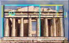 The design of the Parthenon is based on phi, the golden proportion