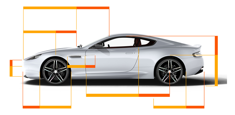 aston martin db9 golden ratio design proportions