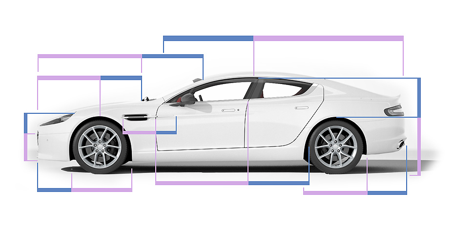 aston martin rapide s golden ratio design proportions