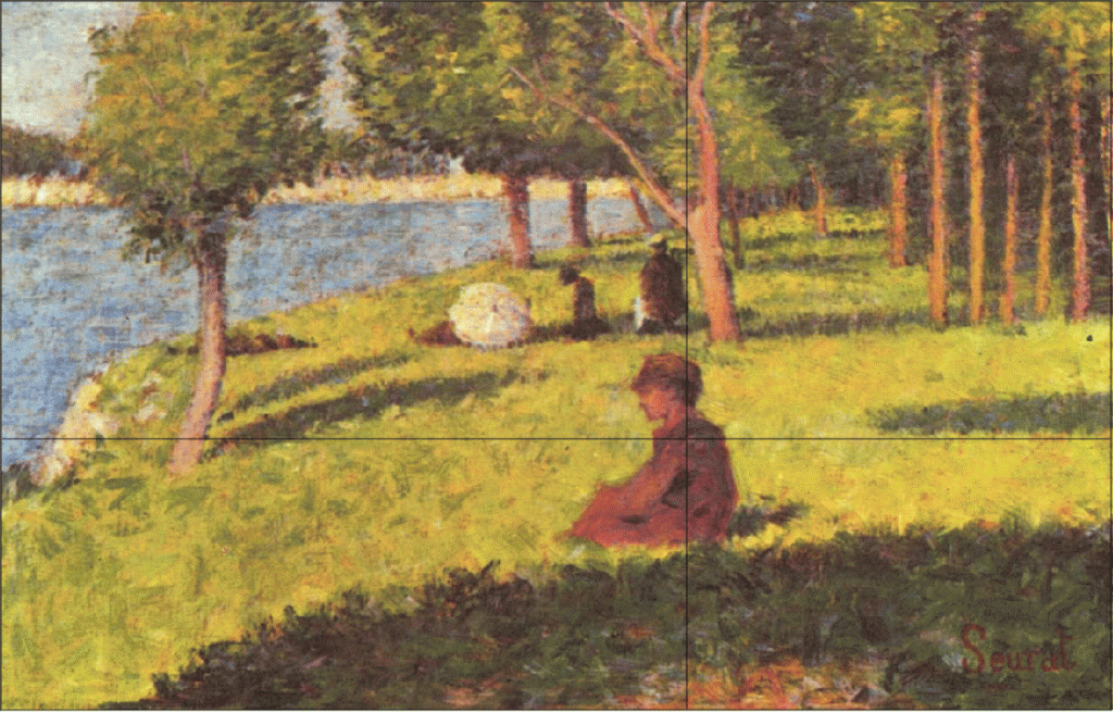 Seurat-Figures assises