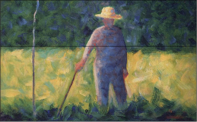 Seurat-Le jardinier 1882