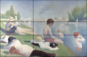 Seurat Bathers at Asnières