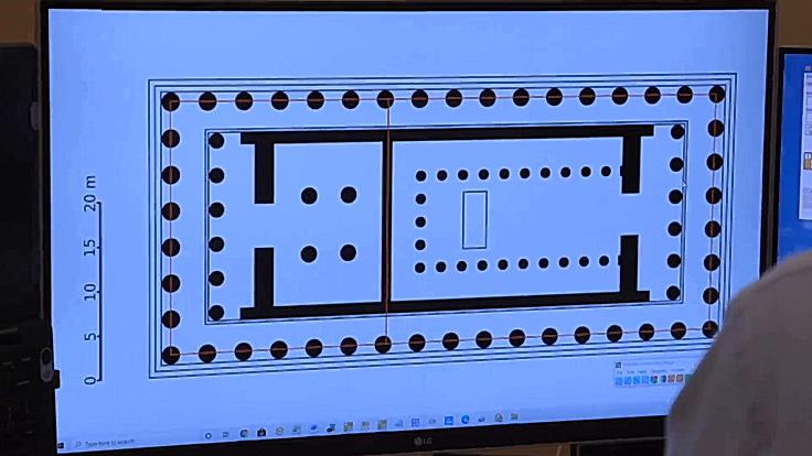 Code of the Parthenon Floor Plan