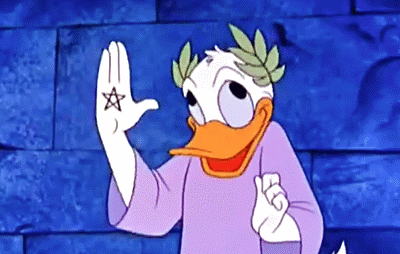 Donald Duck in Mathmagic Land with Pentagram