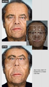 Celebrity Faces and the Golden Ratio: This time for real.