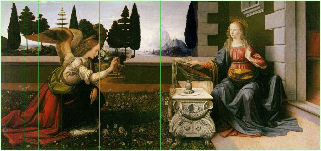 Leonardo-da-Vincis-The-Annunciation-Uffizi-Left-Center