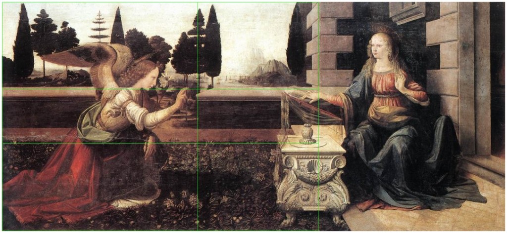 Leonardo-da-Vincis-The-Annunciation-golden-ratio-entry