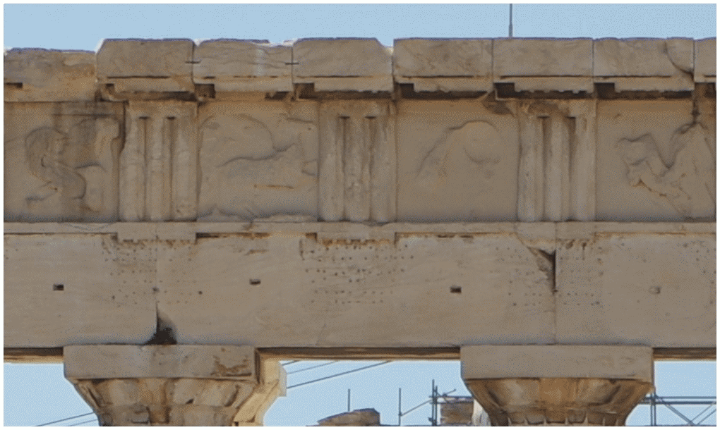 Parthenon entablature