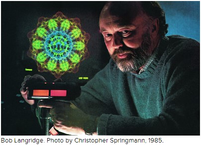 Robert Langridge DNA cross section decagon