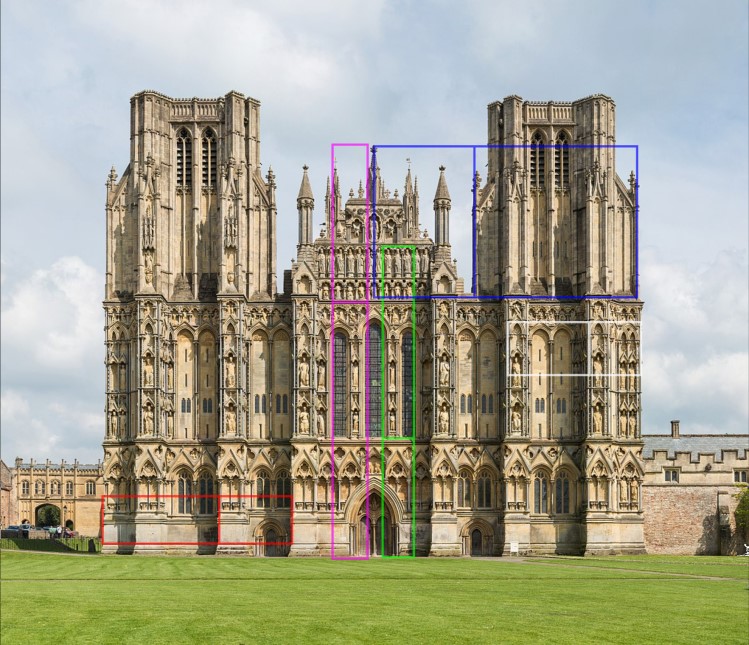 Wells Cathedral England - Golden Ratios