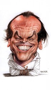 jack nicholson caricature