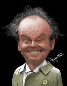 jack nicholson caricature