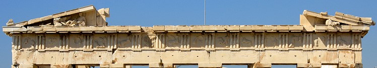 Parthenon frieze golden rectangles